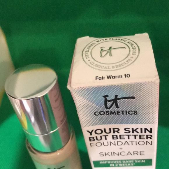 IT Cosmetics Your Skin But Better Foundation + Skincare 1 fl. oz. Fair warm 10 - Picture 2 of 4
